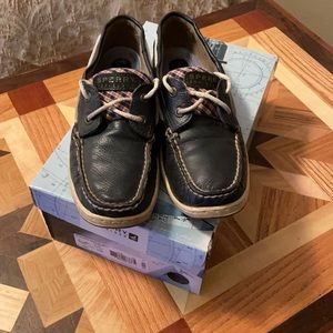 Sperry Navy leather 7.5